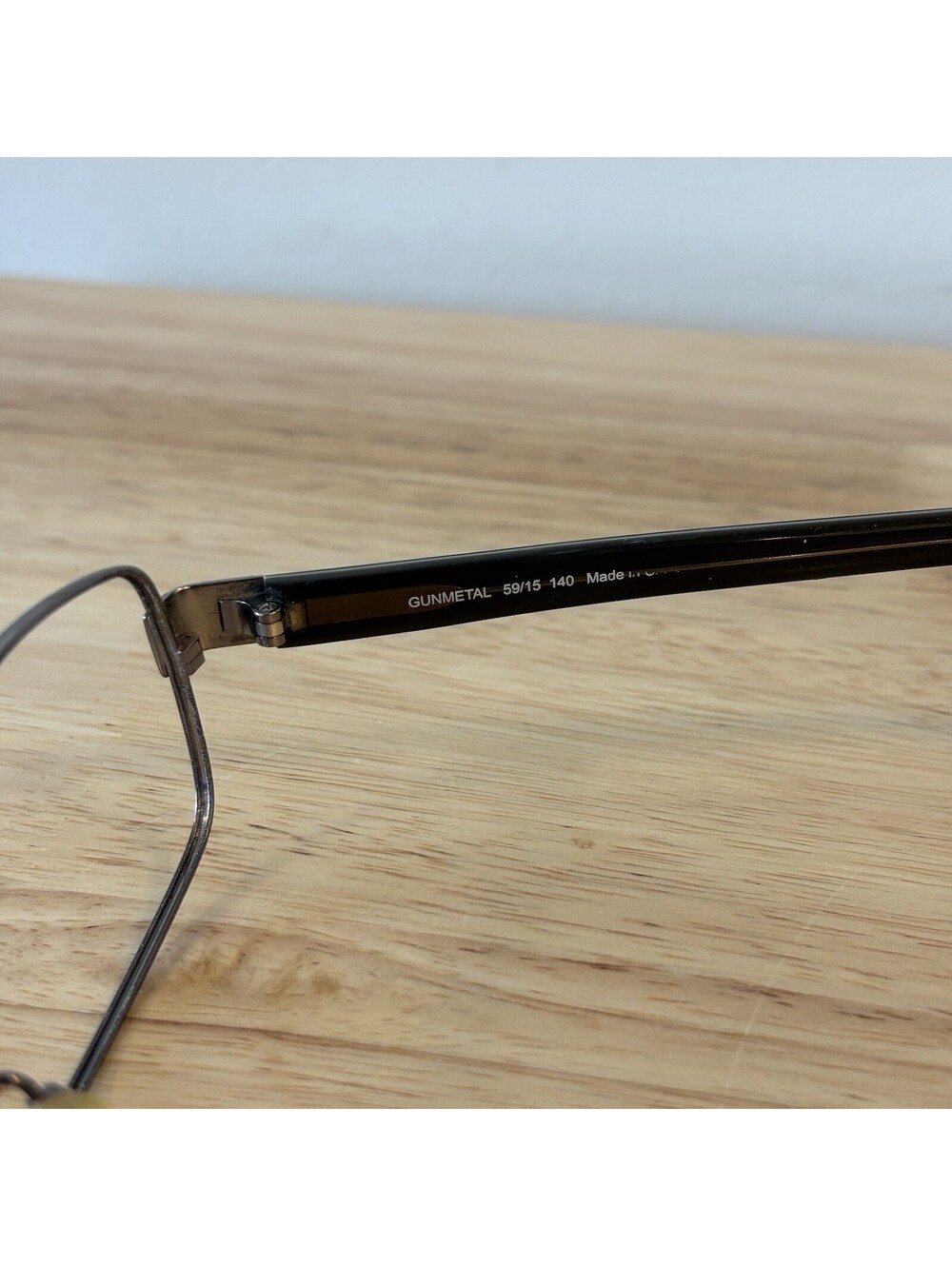 Kirkland Signature KS 145 Twin Falls FRAME Gunmetal 59-15-140 - Picture 4 of 7
